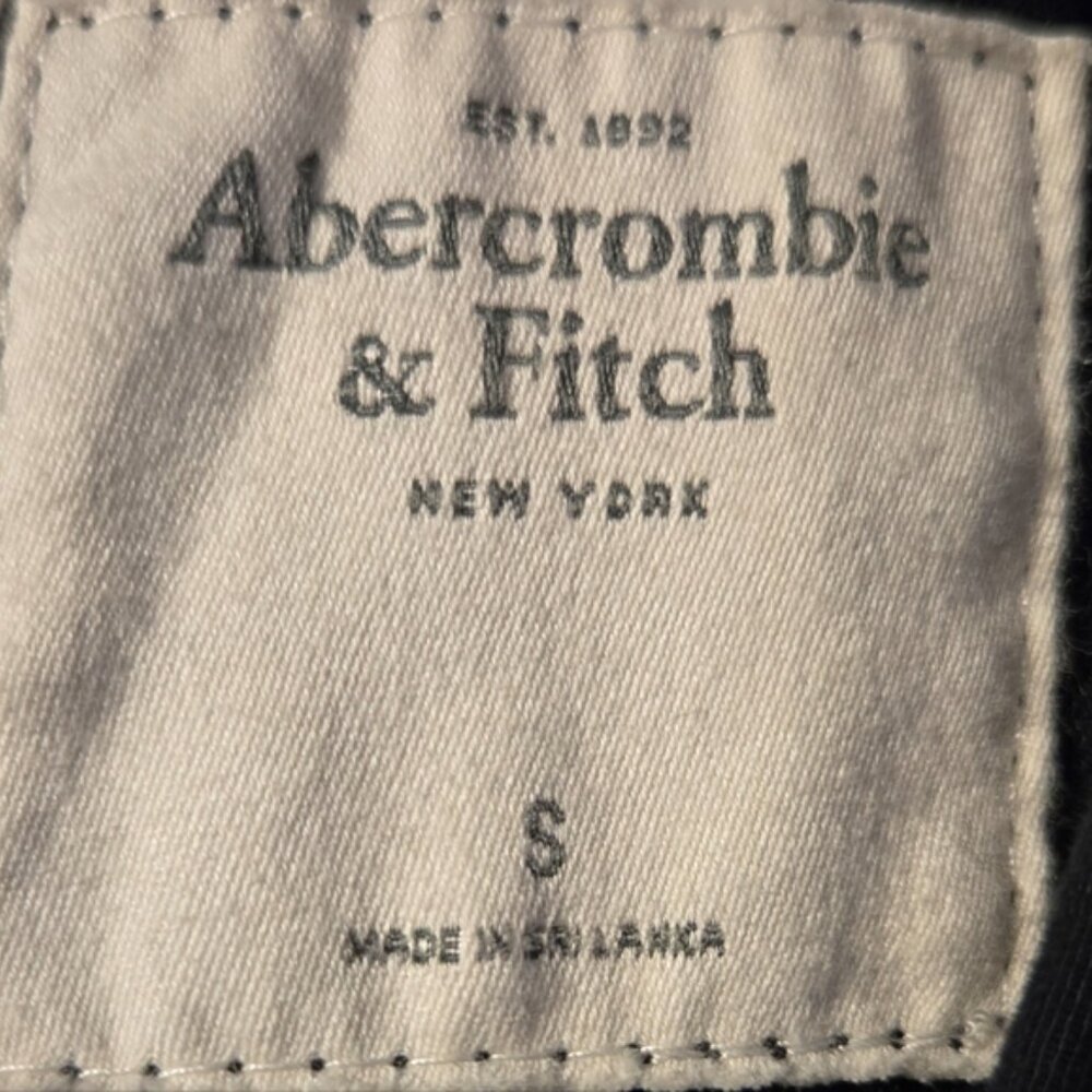 Abercrombie & Fitch Women's Black Moto Jacket w/ Gray Hoodie Size S - Picture 11 of 12